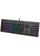 Tastatūra A4Tech 47126 FSTYLER FX60H Grey Neon Backlit