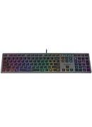 Tastatūra A4Tech 47126 FSTYLER FX60H Grey Neon Backlit Hover