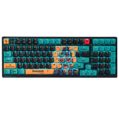 Tastatūra A4Tech 47622 Bloody AT98 Renegade USB (Alpha Switches)
