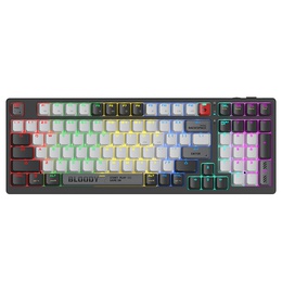 Tastatūra A4Tech 47735 Bloody WS98 Grey WRLS (BLMS RED Plus Switches)