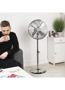 Ventilators Beldray EH3263VDE chrome pedestal fan Hover