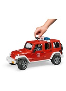  Bruder Jeep Wrangler fire with figure Hover