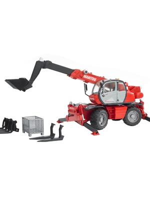 Bruder Manitou Telescopic forklift MRT 2150 with access.  Hover