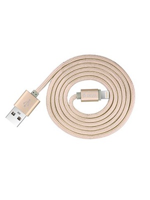  Devia Fashion Series Cable for Lightning (MFi, 2.4A 1.2M) champagne gold  Hover