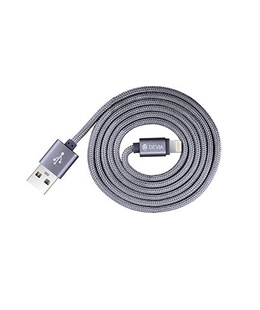  Devia Fashion Series Cable for Lightning (MFi, 2.4A 1.2M) grey  Hover