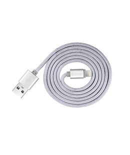  Devia Fashion Series Cable for Lightning (MFi, 2.4A 1.2M) silver  Hover