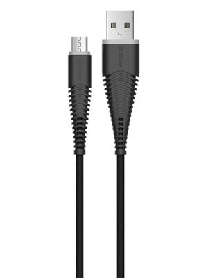  Devia Fish 1 Series Cable for Micro USB (5V 2.4A,1.5M) Black  Hover