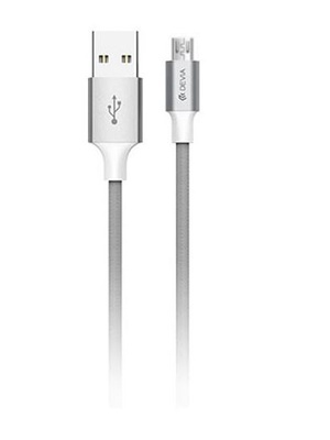  Devia Pheez Series Cable for Micro USB (5V 2.4A, 2M) grey  Hover