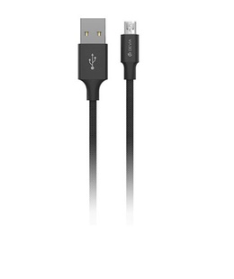  Devia Pheez Series Cable for Micro USB (5V 2.4A,25CM) black  Hover