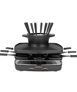  Gastroback 42567 Raclette Fondue Set Family and Friends  Hover