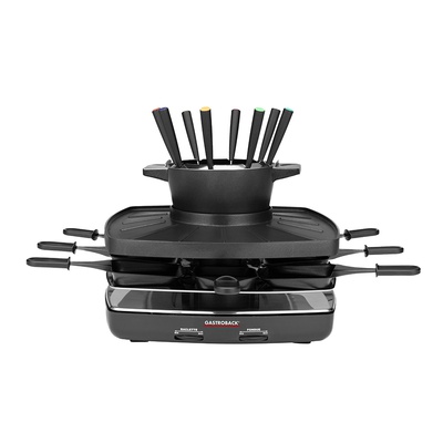  Gastroback 42567 Raclette Fondue Set Family and Friends