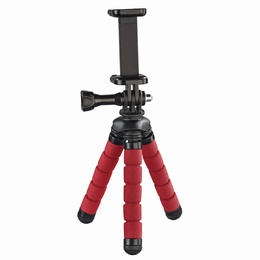  Hama 00004611 Flex Mini-Tripod for Smartphone and GoPro 14cm Red