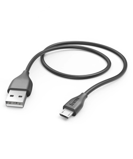  Hama 00173610 Charging/Data Cable, Micro-USB 1.4m Black  Hover