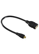  Hama 00173892 USB 2.0 Adapter Cable, OTG micro B plug - A socket 15cm black Hover