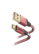  Hama 00178288 Reflective Charging/Data Cable, Micro-USB 1.5m Red Hover