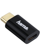  Hama 00178399 Adapter, micro USB to USB Type-C plug, Black