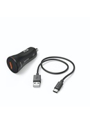  Hama 00183231 Car Charger, USB Type-C QC 3.0 3A,  Black Hover