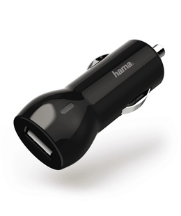  Hama 00183259 Car Charger 2.4A, Black  Hover