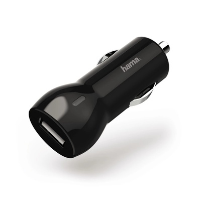  Hama 00183259 Car Charger 2.4A, Black