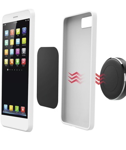  Hama 00183283 Magnet Universal Smartphone Holder Stick-on black  Hover
