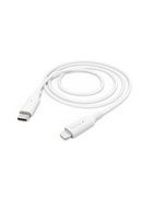  Hama 00183295 Charging/Data Cable, USB Type-C to Lightning 1m, White