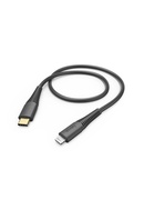  Hama 00183308 Fast Charging/Data Cable, USB-C - Lightning 1.5m Black