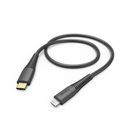  Hama 00183308 Fast Charging/Data Cable, USB-C - Lightning 1.5m Black