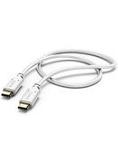  Hama 00183328 Charging/Data Cable, USB Type-C - USB Type-C 1.5m White Hover