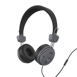 Austiņas Hama 00184145 Fun On-ear Headphones, Black