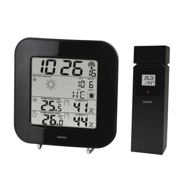  Hama 00186310 Weather station EWS-200 Black