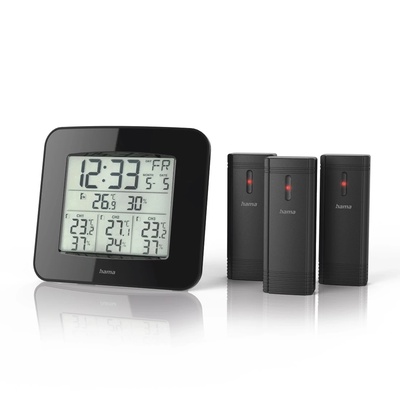  Hama 00186311 Weather station EWS-Trio Black