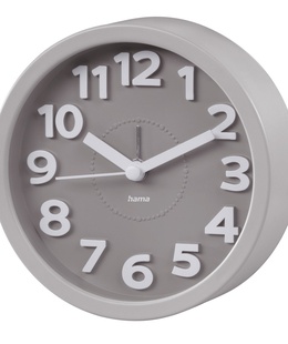  Hama 00186324 Retro Alarm Clock Grey  Hover