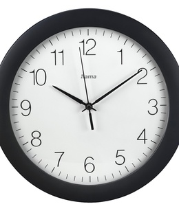  Hama 00186336 PG-300 Wall Clock Black  Hover