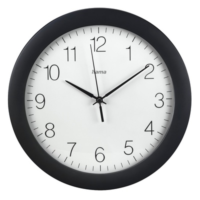  Hama 00186336 PG-300 Wall Clock Black