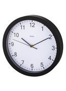  Hama 00186338 Wall clock Pure 25cm Quiet Black Hover