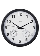  Hama 00186342 Pure Plus Wall Clock Black