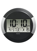  Hama 00186383 PP-245 Wall Clock Black