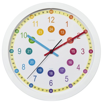  Hama 00186395 Easy Learning Wall clock