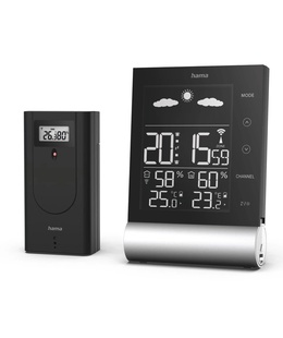  Hama 00186417 Weather Station Black Line black  Hover