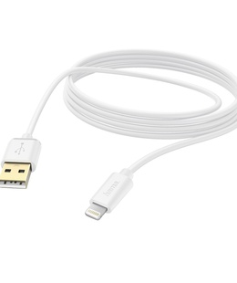  Hama 00187207 Charging/Data Cable, Lightning 3m, White  Hover