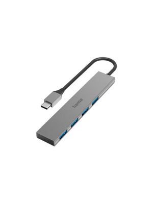  Hama 00200101 External 4-Port USB-A Hub - USB-C Male  Hover