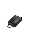  Hama 00200307 USB OTG Adapter, Micro-USB Plug - USB Socket