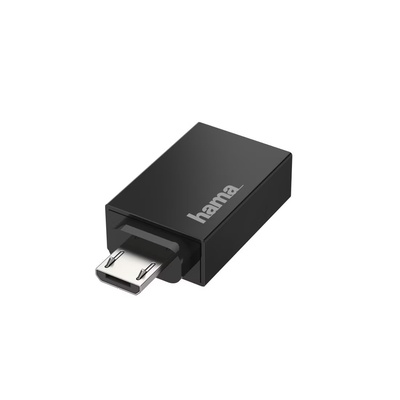  Hama 00200307 USB OTG Adapter, Micro-USB Plug - USB Socket