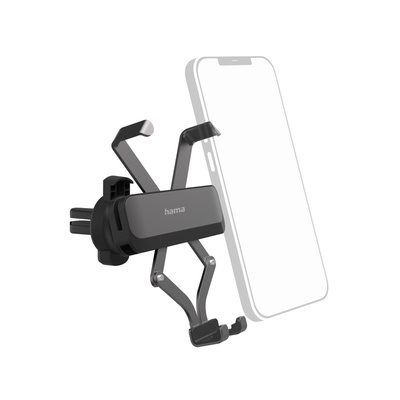 Hama 00201511 Gravity Pro Car Mobile Phone Holder for Grating, Adjustable, Universal