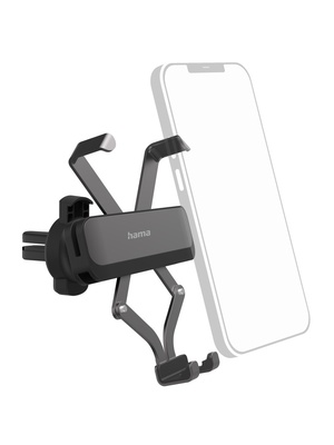  Hama 00201511 Gravity Pro Car Mobile Phone Holder for Grating, Adjustable, Universal  Hover