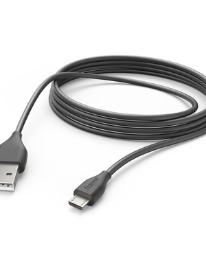  Hama 00201588 Charging Cable, USB-A - Micro-USB 3m black  Hover