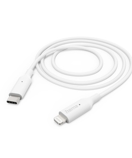  Hama 00201598 Charging Cable, USB-C - Lightning 1m white  Hover