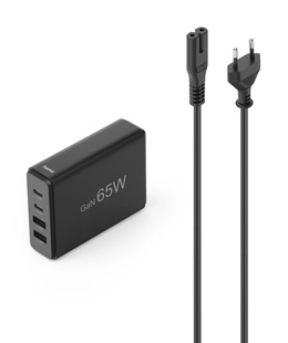  Hama 00201979 Charging Station With USB-C/USB-A 65 W Black  Hover