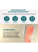 Masažieris Homedics SR-CMXKE10HBND  Modulair Compression System Knee Wrap + Controller Hover