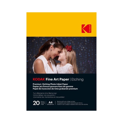  Kodak Fine Art Paper Etching  A4 210 x 297 mm x 20 Sheets